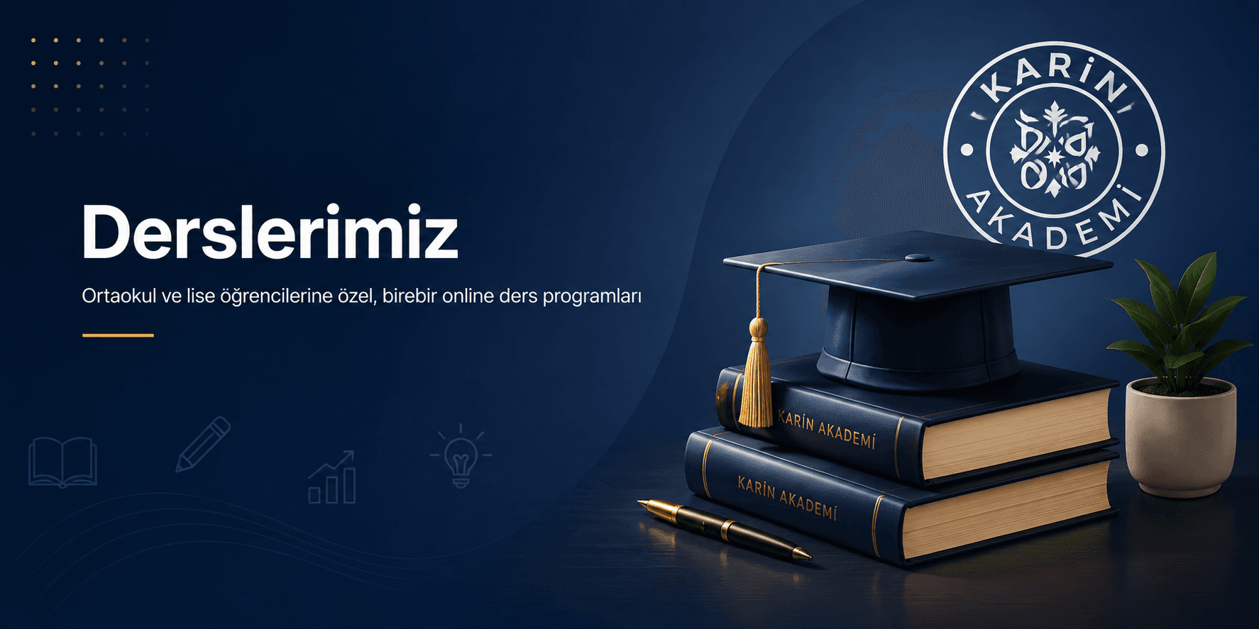 Derslerimiz — Ortaokul ve lise öğrencilerine özel, birebir online ders programları